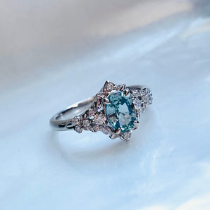 Arwen Mint Sapphire Ring
