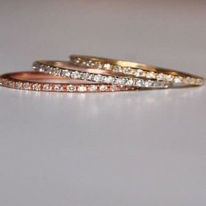 Stackable Delicate Wedding Band