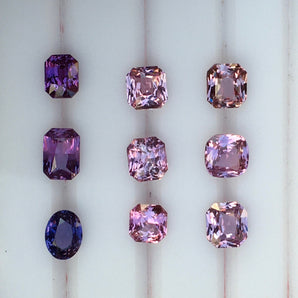 Design your own Purple Violet Pink Sapphire ring
