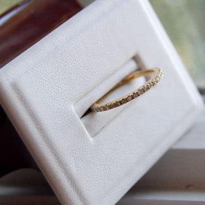 Rose Gold Wedding Band Stackable