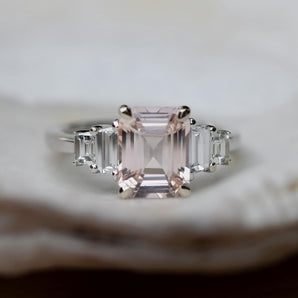 Peach Ices Engagement Ring