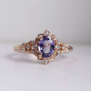 Arwen Purple Sapphire Ring