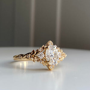 Eowen Lab Diamond Engagement Ring, 14k gold