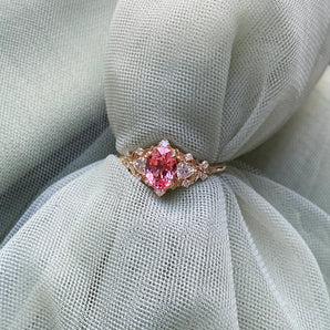 Greta Padparadscha Sapphire Ring